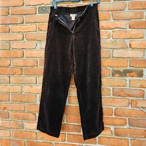 Vintage AT Denim Corduroy Cotton Blend Straight Leg Crop Pants.